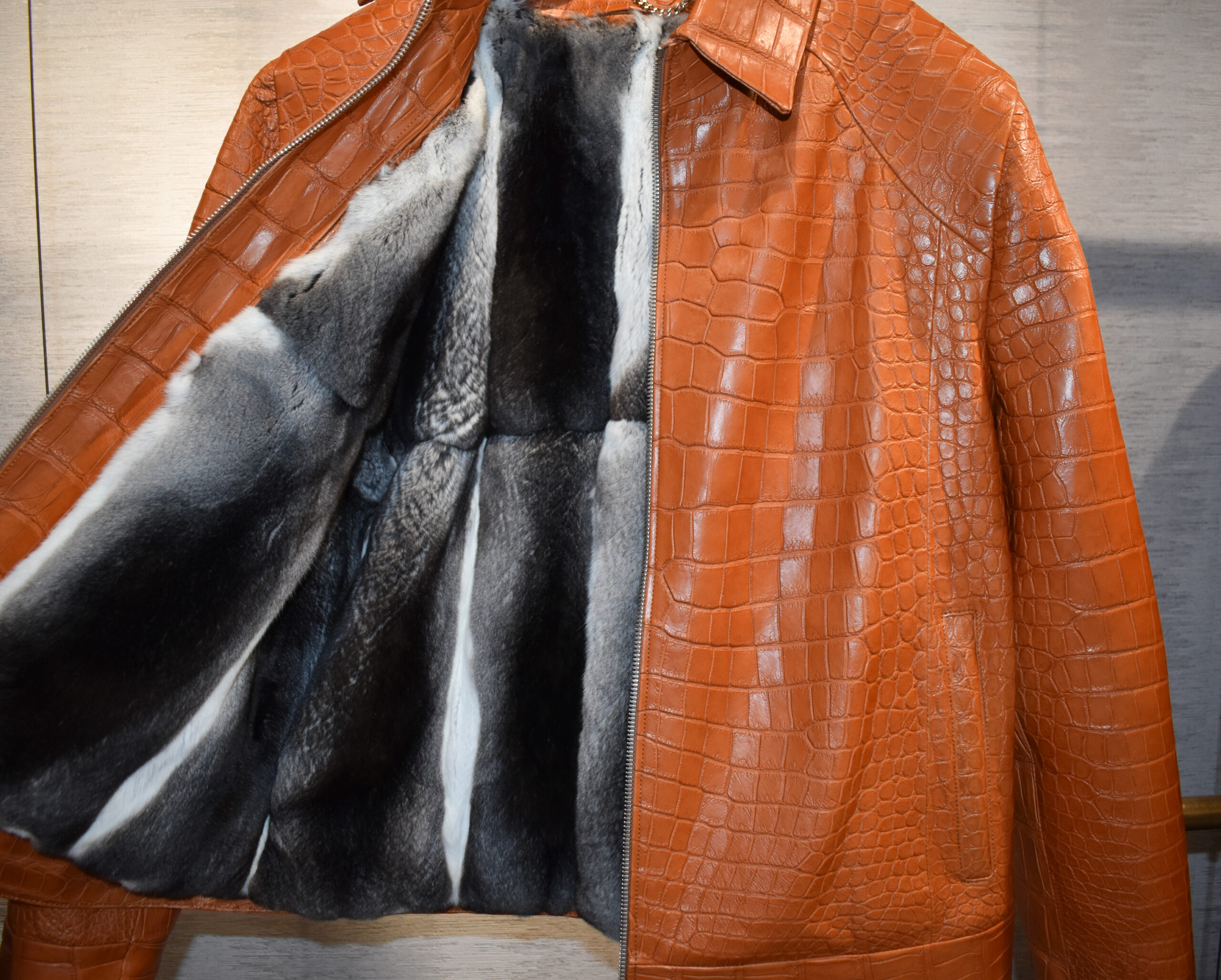 Genuine Crocodile Leather Jacket Leather Guys