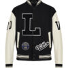 Louis Vuitton Black Baseball Leather Jacket