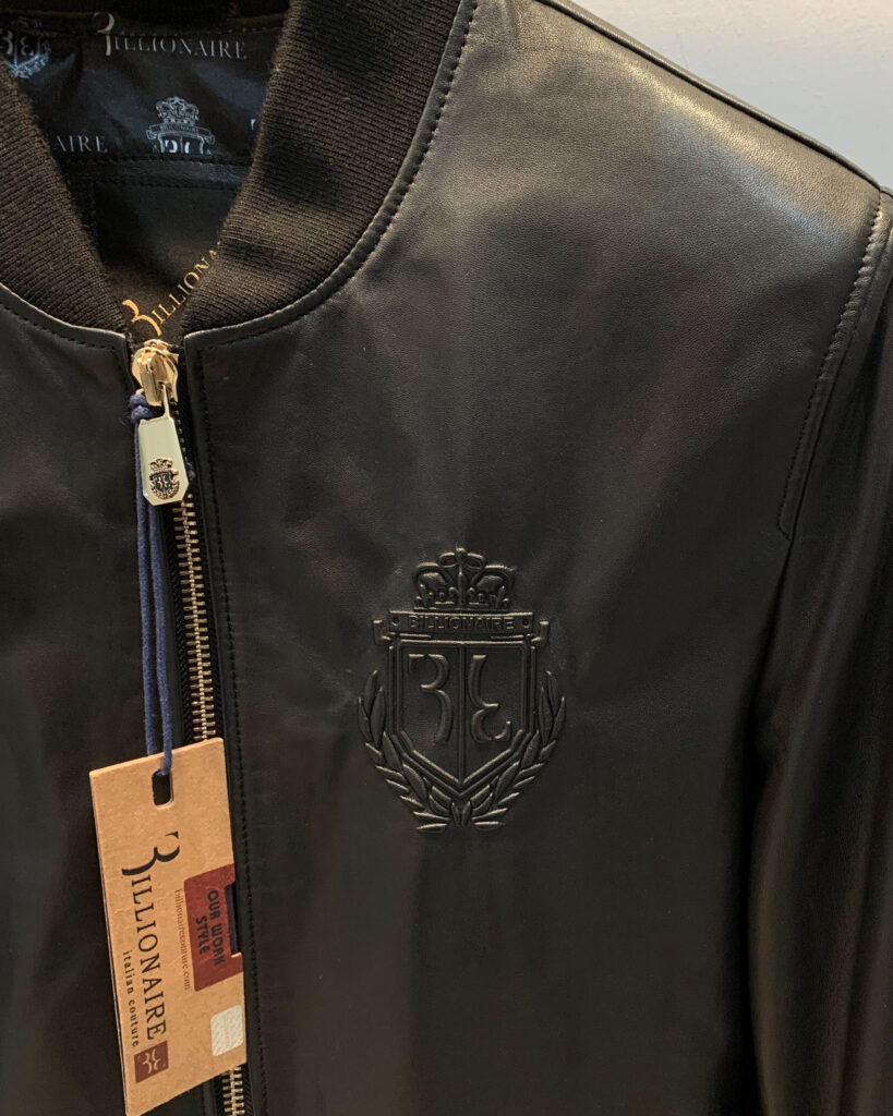 Billionaire Leather Bomber Jacket Leather Guys