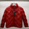 Louis Vuitton Replica Red Leather Unisex Puffer Jacket