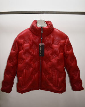 Louis Vuitton Monogram Down Leather Jacket – Replica