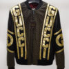 Gucci Black Yellow Leather Jacket