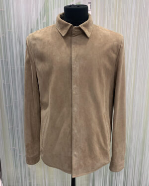 Loro Piana Replica Beige Suede Shirt