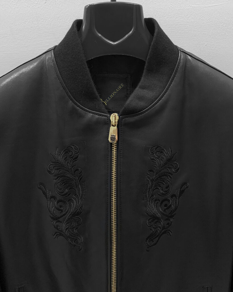 Billionaire Leather Bomber Jacket Replica Leather Guys