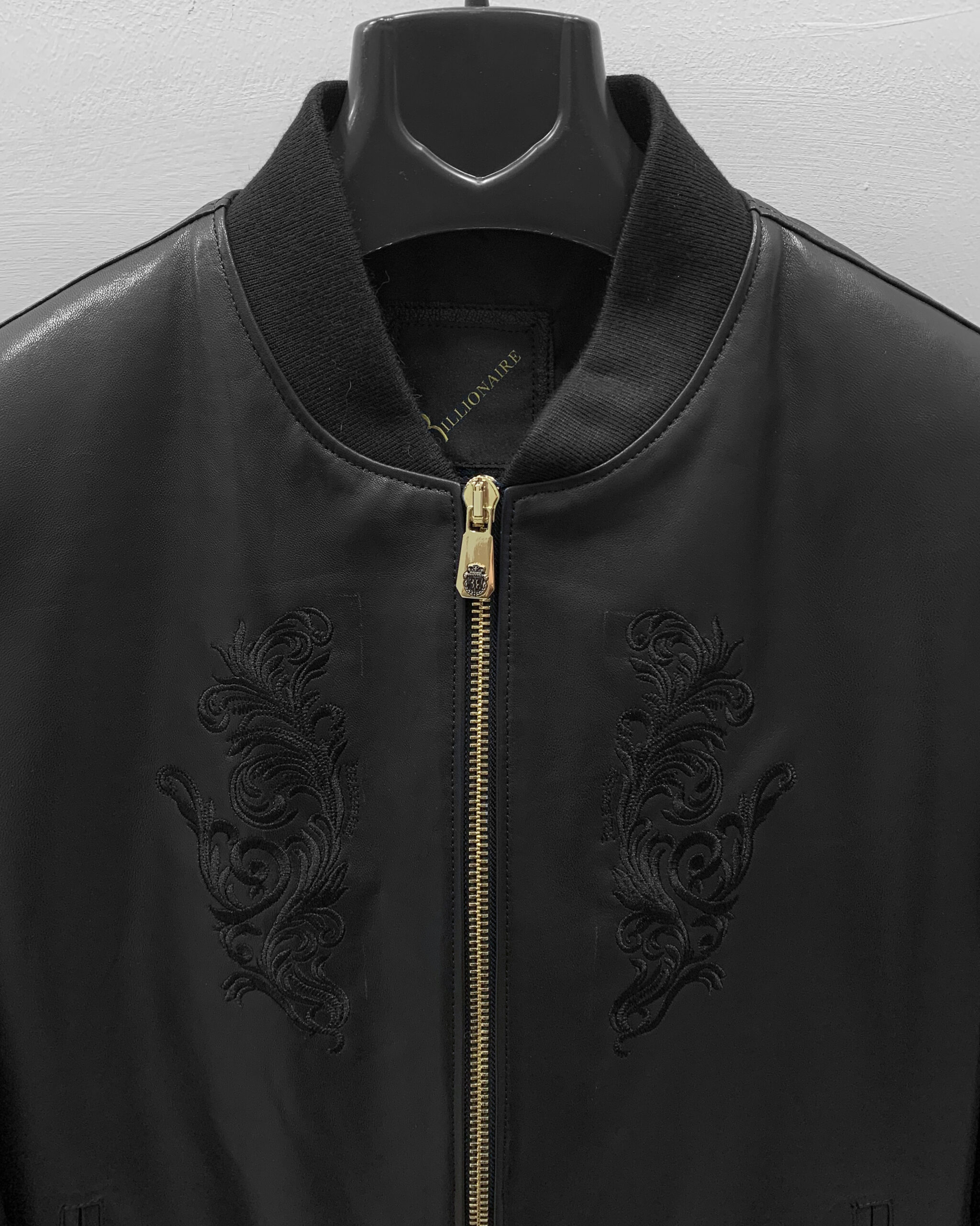 Billionaire Leather Bomber Jacket Replica - Leather Guys