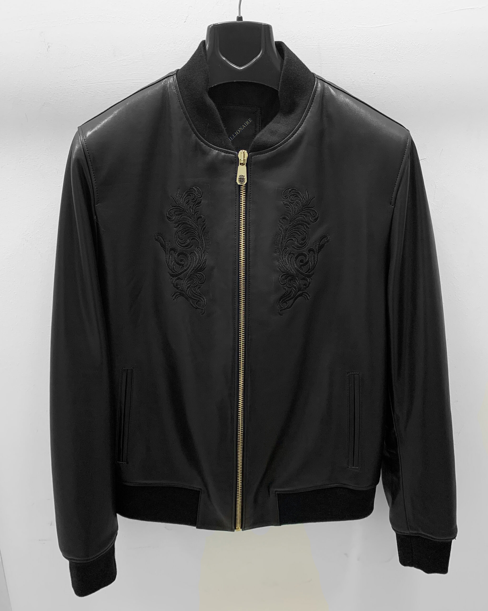 Billionaire Leather Bomber Jacket Replica