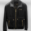 Hermes Replica Black Leather Jacket