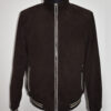 SR Brown Bomber Suede Jacket