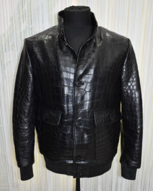 Genuine Crocodile Leather Jacket