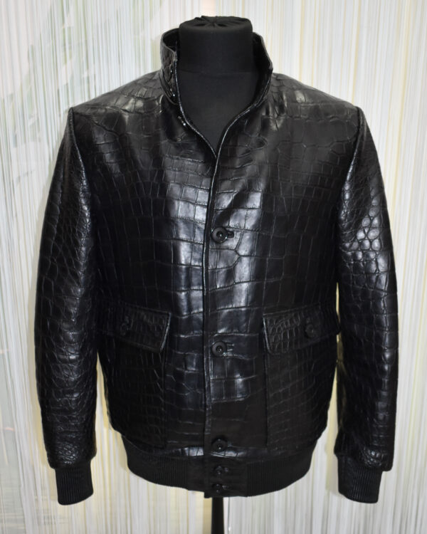 Zilli Genuine Crocodile Leather Jacket