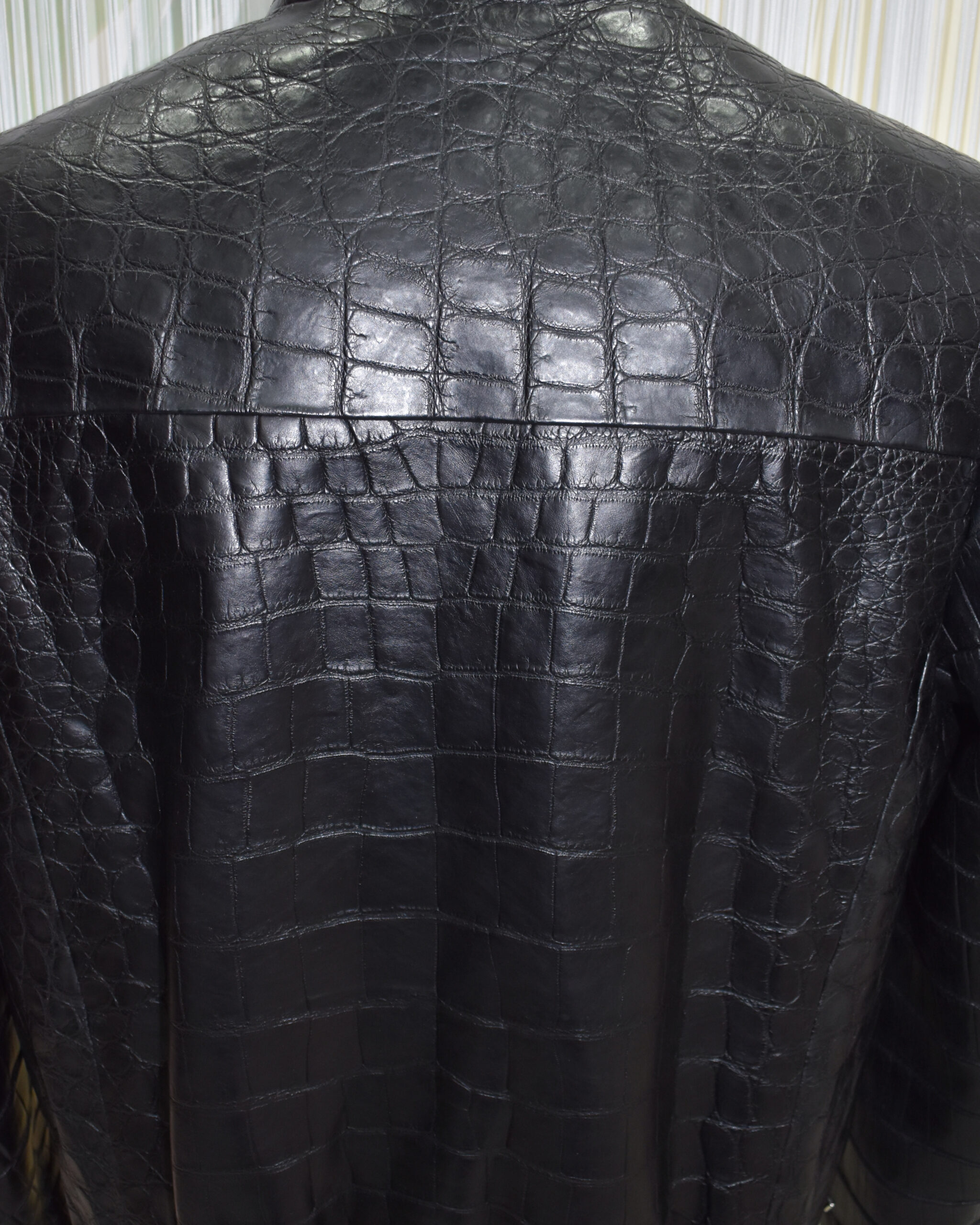 Genuine Crocodile Leather Jacket - Leather Guys