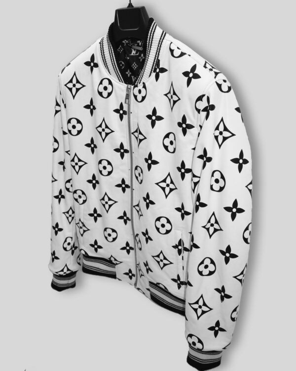 Jackets Mob Mens Louis Vuitton Leather Varsity Jacket - Replica - Male - Multicolor - 4XL