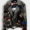 Philipp Plein Rock Biker Leather Jacket
