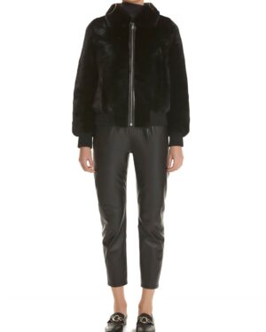 Women's Black Mink Fur Jacket