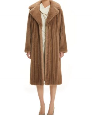 Women's Pastel Mink Fur Coat