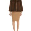 Women's Brown Mink Fur Jacket