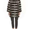 Women's Natural Chinchilla Fur Coat