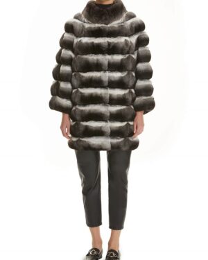 Women's Natural Chinchilla Fur Coat