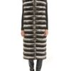 Women's Long Chinchilla Fur Vest