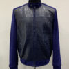 SR Genuine Crocodile Leather Blue Jacket