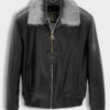 Fur Lining Leather Jacket
