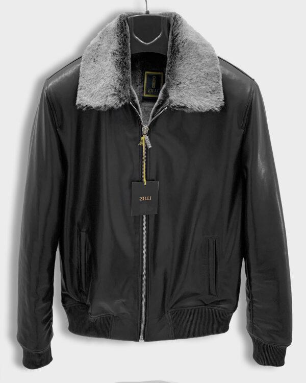 Zilli Fur Lining Leather Jacket
