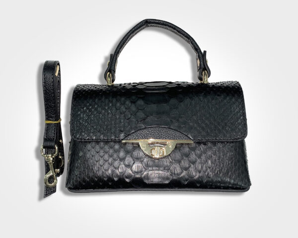 Women Genuine Python Leather Small Handbag