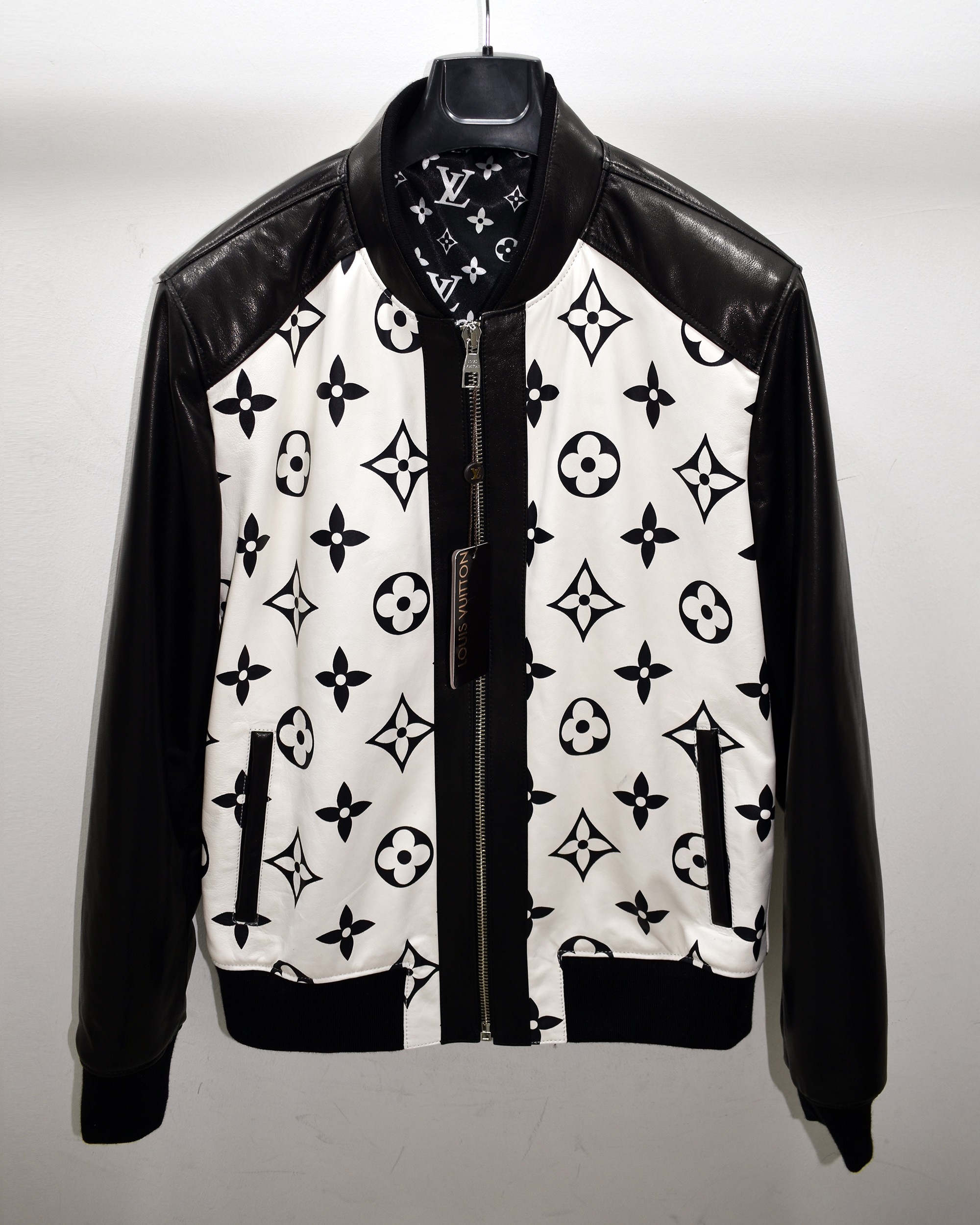 Louis Vuitton Monogram Leather Bomber Jacket - Leather Guys