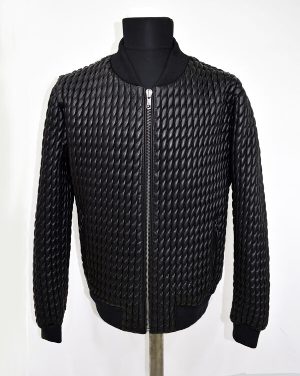 Dolce Gabbana Quilted Leather Jacket - Leather Guys