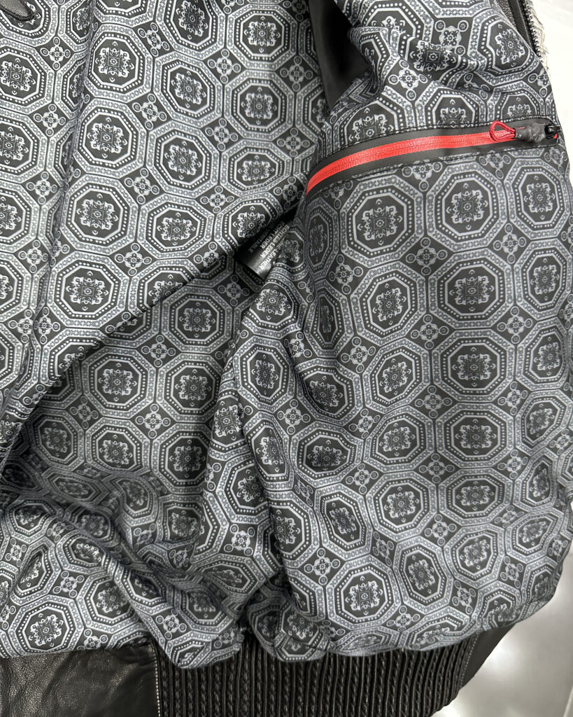 SR White Python Leather Jacket - Leather Guys