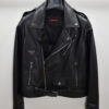 Prada Women's Black Leather Biker Jacket